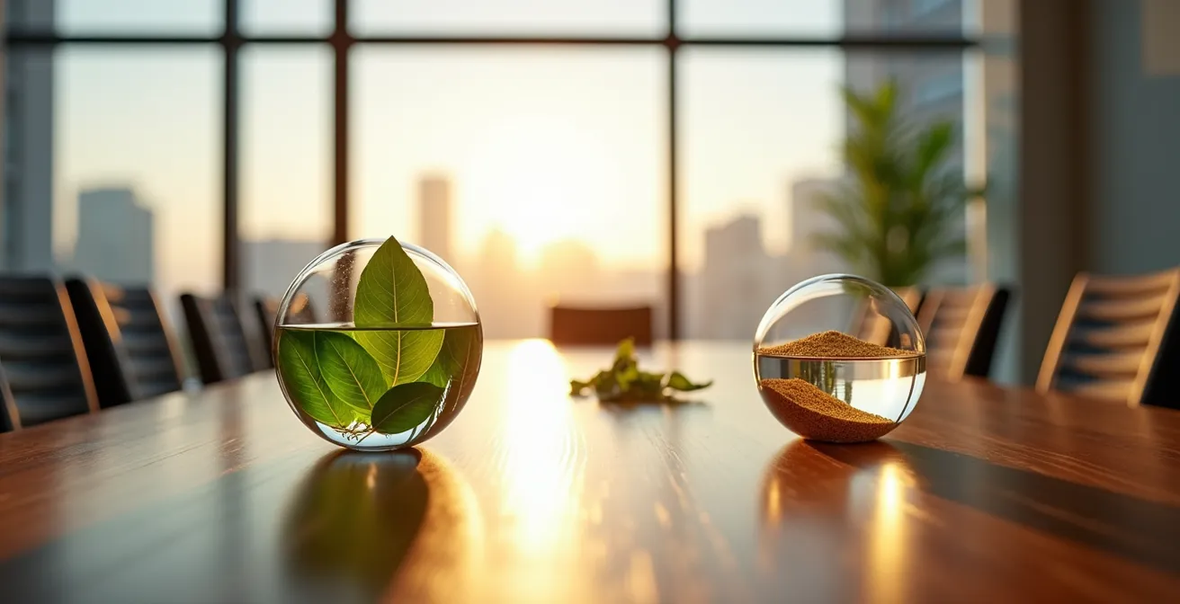 Confronto grafico della volatilità tra indici ESG e tradizionali durante le crisi di mercato