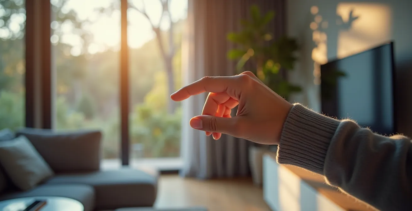 Rete di dispositivi smart home interconnessi con standard Matter