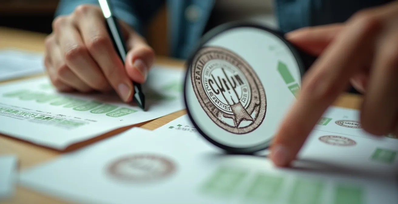 Controllo rigoroso documenti sostenibilità azienda italiana